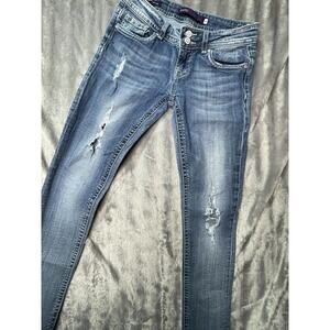 Vigoss Collection‎ Skinny Blue Jean's Low Rise Women's Size 3